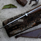 SEAX KNIFE / 8 inches long Blade Hunting knife / Hand forged knife / Made from Leaf spring of truck / Tempered / Sharpen/ Ready to use