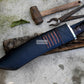 PARANG MACHETE / Large Jungle Machete/15 inches Long Blade Heavy duties machete/ Full tang/ Leaf spring of truck/ Tempered/Sharpen/Working