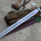 VIKING SWORD/24 inches Long Blade hand Made Sword/Leaf spring of truck/Rosewood Handle/Sharpen/Tempered/Ready to use/knife/knives