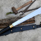 TANTO MACHETE / Large Jungle Machete/20 inches Long Blade Heavy duties machete/ Full tang/ Leaf spring of truck/ Tempered/Sharpen/Working