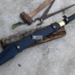 TANTO MACHETE / Large Jungle Machete/20 inches Long Blade Heavy duties machete/ Full tang/ Leaf spring of truck/ Tempered/Sharpen/Working