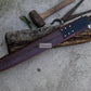 VIKING SWORD/21 inches Long Blade hand Made Sword/Leaf spring of truck/Rosewood Handle/Sharpen/Tempered/Flower pattern etched sword