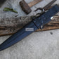 SCOTTISH DIRK/16 inches Long Modern dirk knife /Leaf spring of truck/Rosewood Handle/Sharpen/Tempered/Ready to use/knife/knives