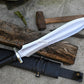 SHORT GLADIUS SWORD/16 inches Long Blade hand forged Sword/Leaf spring of truck/Rosewood Handle/Sharpen/Tempered/Ready to use/knife/knives