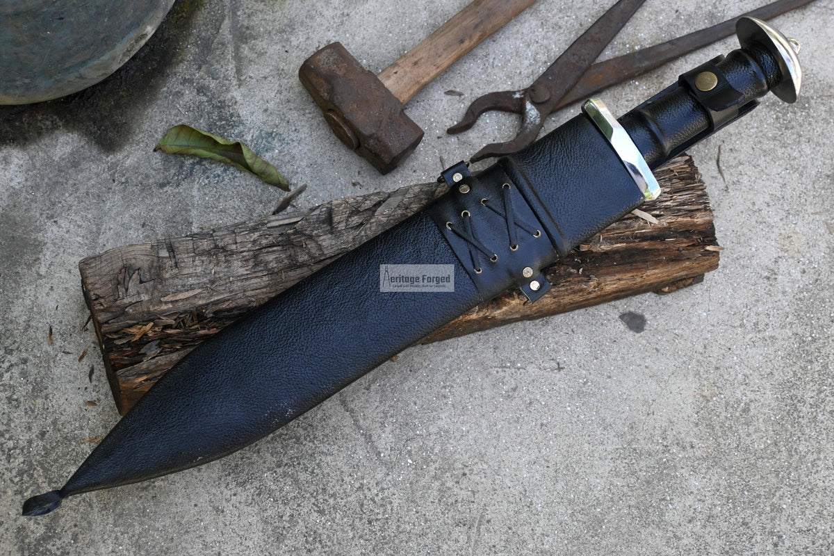 SHORT GLADIUS SWORD/16 inches Long Blade hand forged Sword/Leaf spring of truck/Rosewood Handle/Sharpen/Tempered/Ready to use/knife/knives