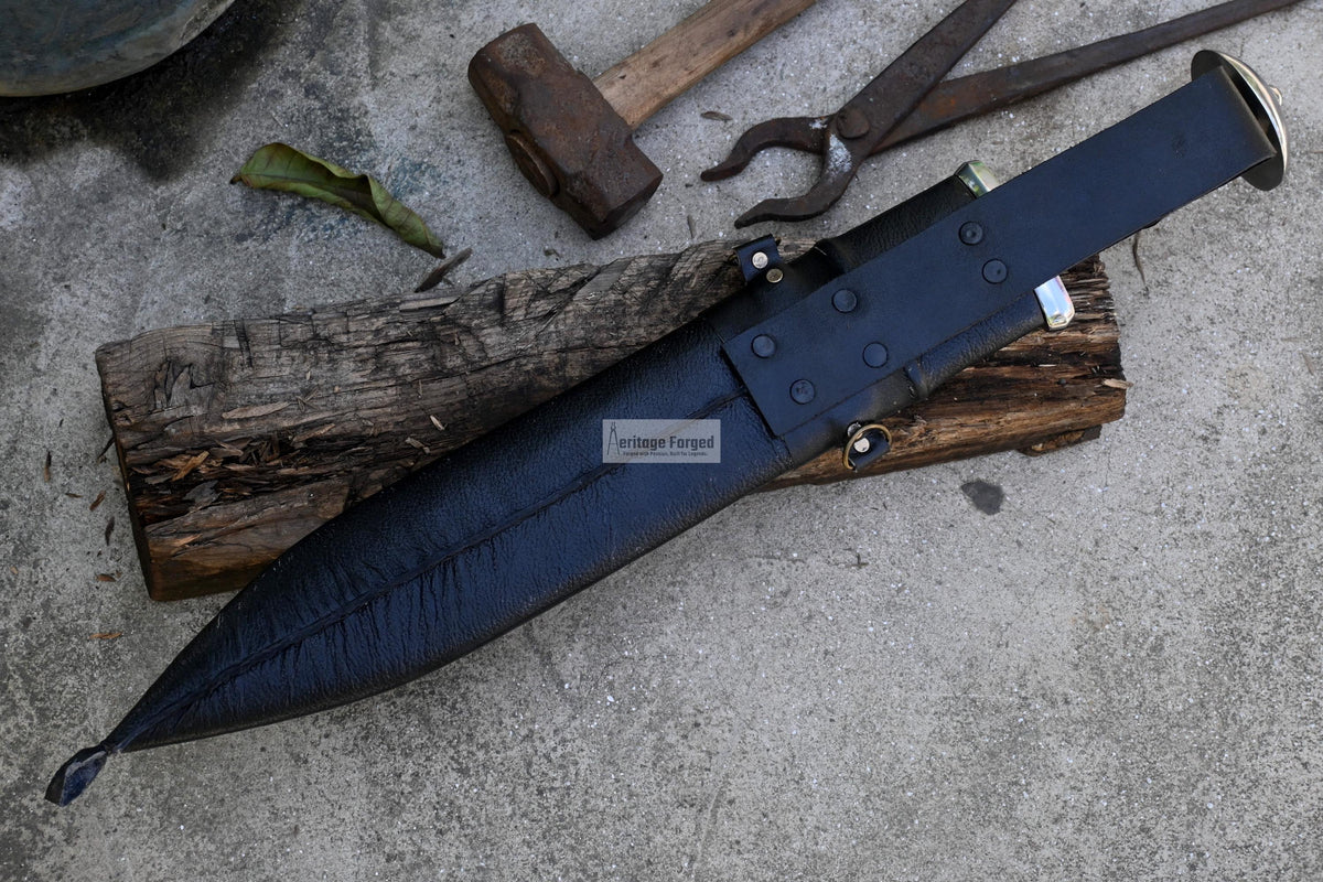 SHORT GLADIUS SWORD/16 inches Long Blade hand forged Sword/Leaf spring of truck/Rosewood Handle/Sharpen/Tempered/Ready to use/knife/knives
