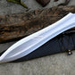 SHORT GLADIUS SWORD/16 inches Long Blade hand forged Sword/Leaf spring of truck/Rosewood Handle/Sharpen/Tempered/Ready to use/knife/knives