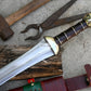 GLADIUS SWORD /22 inches long Blade Hand Forged Sword/ Gladius Machete/Handmade from Leaf spring of Truck-Balance water tempered/Sharp