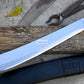 PARANG MACHETE / Large Jungle Machete/16 inches Long Blade Heavy duties machete/ Full tang/ Leaf spring of truck/ Tempered/Sharpen/Working