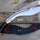 KUKRI MACHETE / Large Jungle Machete/ 16 inches Long Blade Heavy duties khukuri / Full tang/ Leaf spring of truck/ Tempered/Sharpen/Working