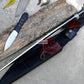 KUKRI MACHETE / Large Jungle Machete/ 18 inches Long Blade Heavy duties khukuri / Full tang/ Leaf spring of truck/ Tempered/Sharpen/Working