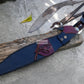 KUKRI MACHETE / Large Jungle Machete/ 18 inches Long Blade Heavy duties khukuri / Full tang/ Leaf spring of truck/ Tempered/Sharpen/Working