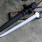 GREEK XIPHOS/ 24 inches Long Blade hand forged historical Sword/Leaf spring of truck/Wooden Handle/Custom forged sword