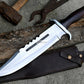 RAMBO III KNIFE/ Rambo 3 knife/ Hand forged knife/Made from leaf spring/ Tempered/ Sharpen/Ready to use /Movie knife /hunting
