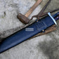 JUNGLE MACHETE / Large Jungle Clever/19 inches Long Blade Heavy duties machete/ Full tang/ Leaf spring of truck/ Tempered/Sharpen/Working