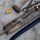 DRAGON TOOTH SWORD/20 inches Long Blade hand forged Sword/Leaf spring of truck/Rosewood Handle/Sharpen/Tempered/Ready to use/knife/knives