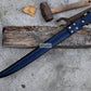 DRAGON TOOTH SWORD/20 inches Long Blade hand forged Sword/Leaf spring of truck/Rosewood Handle/Sharpen/Tempered/Ready to use/knife/knives