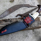 CHIRRA KHUKURI / Large kukri Machete/ 12 inches Long Blade Heavy duties machete/ Full tang/ Leaf spring of truck/ Tempered/Sharpen/Working
