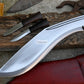 HISTORICAL KHUKURI / kukri Machete/ 12 inches Long Blade Heavy duties machete/ Full tang/ Leaf spring of truck/ Tempered/Sharpen/Working