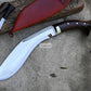 HISTORICAL KHUKURI / kukri Machete/ 12 inches Long Blade Heavy duties machete/ Full tang/ Leaf spring of truck/ Tempered/Sharpen/Working