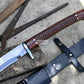 KHUKURI SWORD/ Large kukri Machete/ 21 inches Long Blade Heavy machete/ Full tang/ Leaf spring of truck/ Tempered/Sharpen/Working