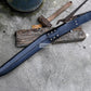 KHUKURI SWORD/ Large kukri Machete/ 21 inches Long Blade Heavy machete/ Full tang/ Leaf spring of truck/ Tempered/Sharpen/Working
