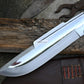 BOWIE KNIFE / 12 inches long Blade / Hand forged Bowie knife / Made from Leaf spring of truck / Tempered / Sharpen/ Ready to use