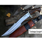 SPARTAN MACHETE /18 inches Long Blade hand forged Sword/Leaf spring of truck/Rosewood Handle/Sharpen/Tempered/Ready to use/knife/knives