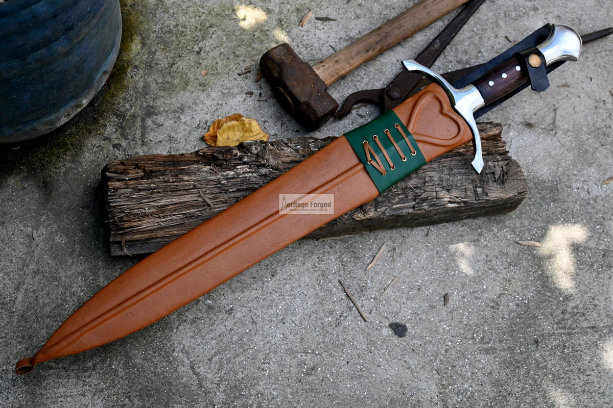 GLADIUS SWORD /19 inches long Blade Hand Forged Sword/ Gladius Machete/Handmade from Leaf spring of Truck-Balance water tempered/Sharp