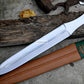 GLADIUS SWORD /19 inches long Blade Hand Forged Sword/ Gladius Machete/Handmade from Leaf spring of Truck-Balance water tempered/Sharp