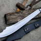 DAO MACHETE / Large Jungle Machete/20 inches Long Blade Heavy duties machete/ Long Handle/ Leaf spring of truck/ Tempered/Sharpen/Working