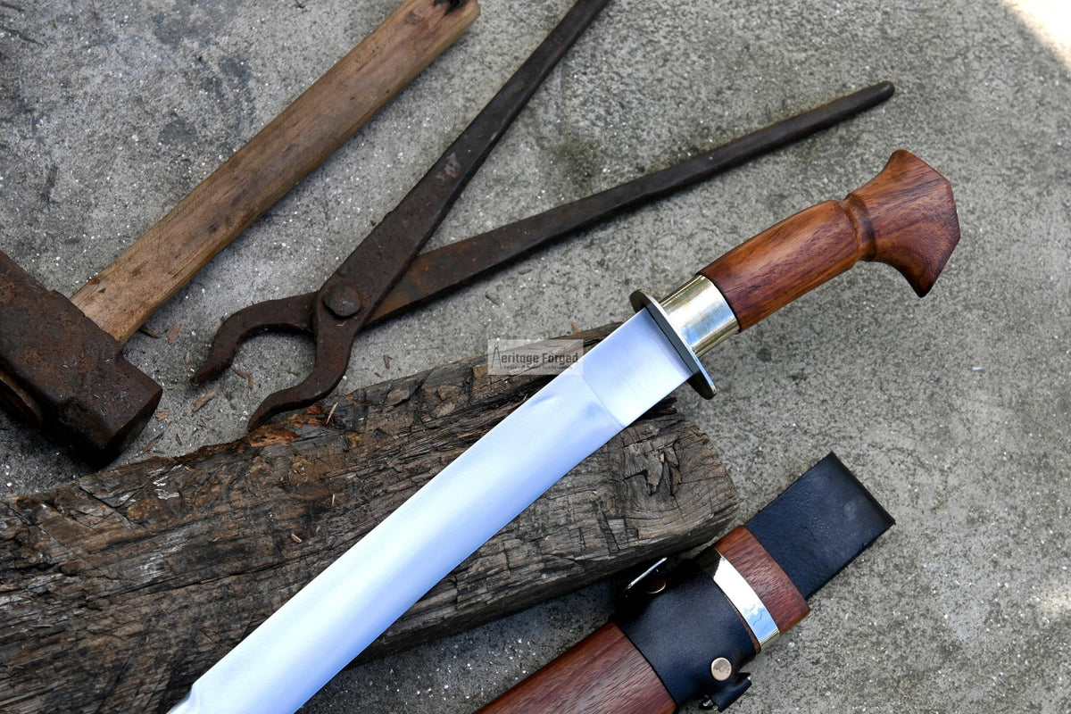 BICUCO SWORD /20 inches long Blade Hand Forged Filipino Sword/ Machete/Handmade from Leaf spring of Truck-Balance water tempered/Sharp
