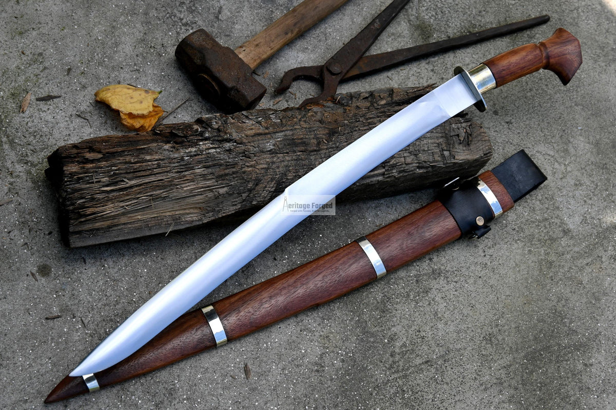 BICUCO SWORD /20 inches long Blade Hand Forged Filipino Sword/ Machete/Handmade from Leaf spring of Truck-Balance water tempered/Sharp