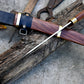 ESPADA KNIFE /15 inches long Blade Hand Forged Filipino Sword/ Machete/Handmade from Leaf spring of Truck-Balance water tempered/Sharp