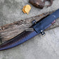 YEMENI JAMBIA KNIFE / 15 inches long Blade exotic knife / Hand forged knife / Made from Leaf spring of truck / Tempered / Sharpen