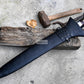 KRIS SWORD/21 inches long Blade handmade sword/ Real working machete/ Historical Machete/Best for Heavy duties/Carbon steel/Sharp