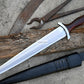 DEGEN DAGGER/15 inches Long Blade hand forged Dagger/Leaf spring of truck/Rosewood Handle/Sharpen/Tempered/Ready to use/knife/knives