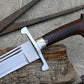 NAVAL MACHETE / Large Jungle Cleaver/20 inches Long Blade Heavy duties machete/ Full tang/ Leaf spring of truck/ Tempered/Sharpen/Working