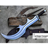 NGULU SWORD/ ceremonial ngulu sword/ 18 inches Long Blade hand forged historical Sword/African sword/Wooden Handle
