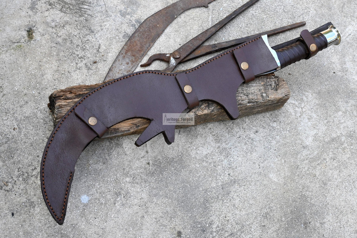NGULU SWORD/ ceremonial ngulu sword/ 18 inches Long Blade hand forged historical Sword/African sword/Wooden Handle