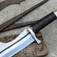 NGULU SWORD/ ceremonial ngulu sword/ 18 inches Long Blade hand forged historical Sword/African sword/Wooden Handle
