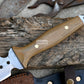 HUNTING DAGGER/6 inches long blade hunting knife/handmade knife/Leaf spring of truck/Micarta Handle/Sharpen/Tempered/knife/knives
