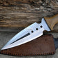HUNTING DAGGER/6 inches long blade hunting knife/handmade knife/Leaf spring of truck/Micarta Handle/Sharpen/Tempered/knife/knives