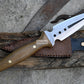 HUNTING DAGGER/6 inches long blade hunting knife/handmade knife/Leaf spring of truck/Micarta Handle/Sharpen/Tempered/knife/knives