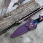HUNTING SPEAR / hand forged spear /9 inches Long Blade spear/ throwing Spear/ Full tang/ Leaf spring of truck/ Tempered/Sharpen
