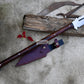 HUNTING SPEAR / hand forged spear /9 inches Long Blade spear/ throwing Spear/ Full tang/ Leaf spring of truck/ Tempered/Sharpen