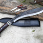 LARGE FARMER KHUKURI / Large kukri Machete/ 15 inches Long Blade Heavy machete/ Full tang/ Leaf spring of truck/ Tempered/Sharpen/Working
