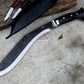 LARGE FARMER KHUKURI / Large kukri Machete/ 15 inches Long Blade Heavy machete/ Full tang/ Leaf spring of truck/ Tempered/Sharpen/Working