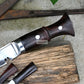 JUNGLE KHUKURI / kukri Machete/ 10 inches Long blade official khukuri / Full tang/ Leaf spring of truck/ Tempered/Sharpen/Working kukri