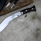 JUNGLE KHUKURI / kukri Machete/ 10 inches Long blade official khukuri / Full tang/ Leaf spring of truck/ Tempered/Sharpen/Working kukri